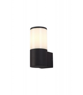 Wall Lamp 1 x E27, IP54, Anthracite, Opal - 1