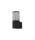 Wall Lamp 1 x E27, IP54, Anthracite, Opal - 3