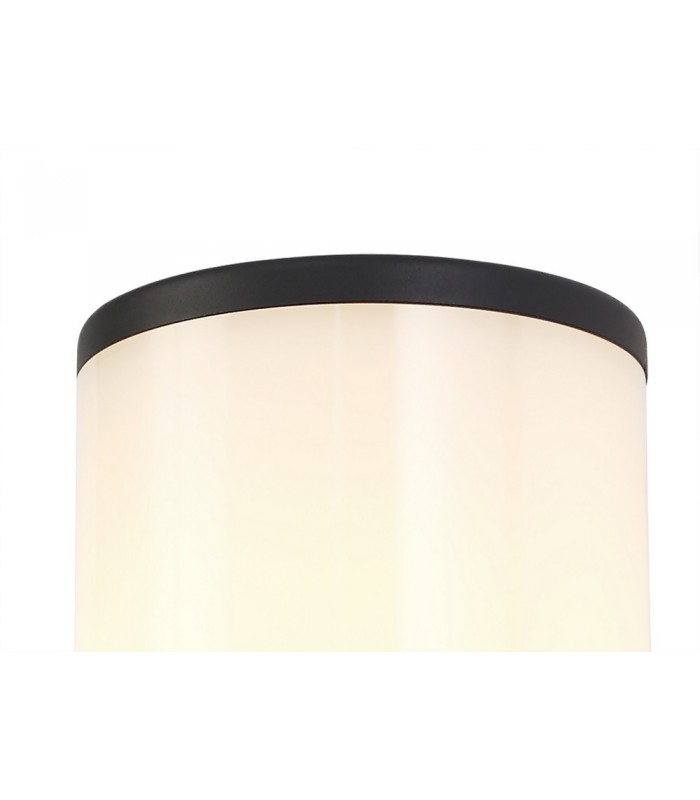 Wall Lamp 1 x E27, IP54, Anthracite, Opal - 4