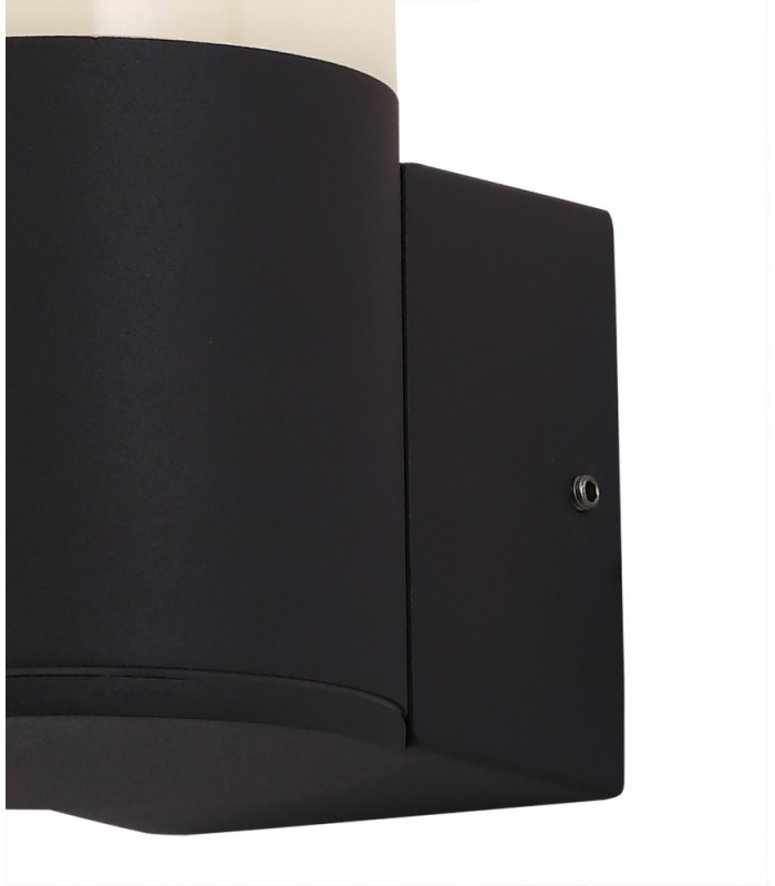 Wall Lamp 1 x E27, IP54, Anthracite, Opal - 6