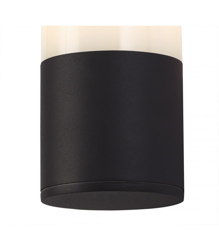 Wall Lamp 1 x E27, IP54, Anthracite, Opal - 7