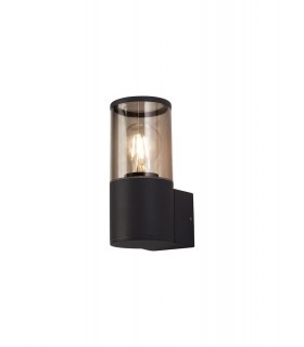 Wall Lamp 1 x E27, IP54, Anthracite, Smoked - 1