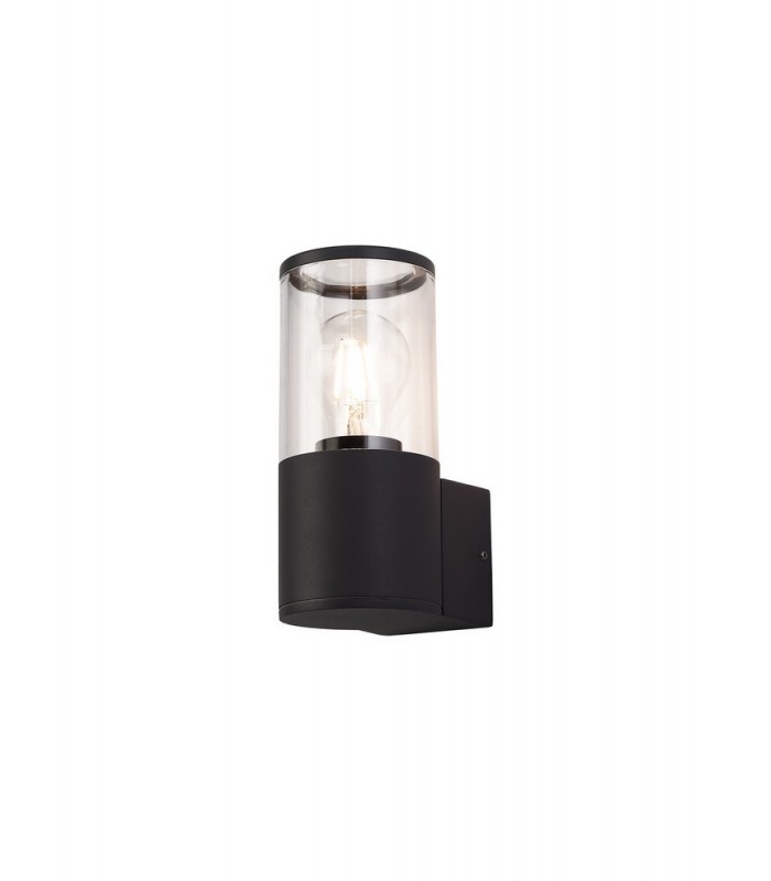 Wall Lamp 1 x E27, IP54, Anthracite, Smoked - 3