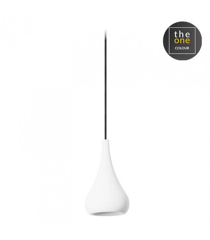 LED 1 Light Dimmable Ceiling Pendant White - 1