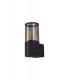 Wall Lamp 1 x E27, IP54, Anthracite, Smoked - 5