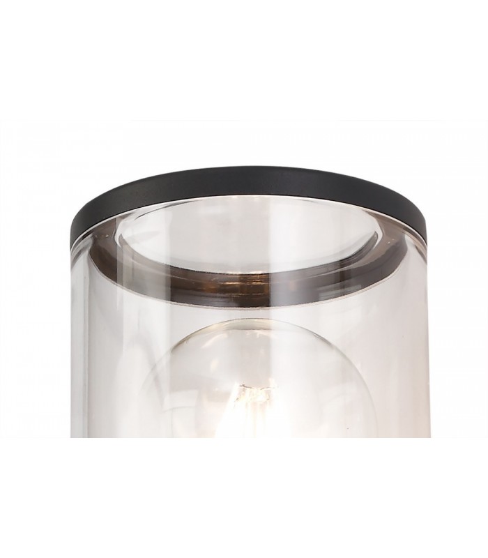 Wall Lamp 2 x E27, IP54, Anthracite, Clear - 4