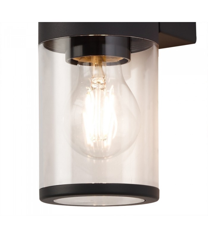 Wall Lamp 2 x E27, IP54, Anthracite, Clear - 7