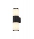 Wall Lamp 2 x E27, IP54, Anthracite, Smoked - 4