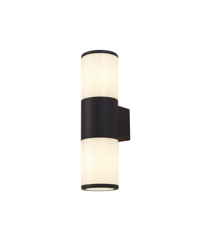 Wall Lamp 2 x E27, IP54, Anthracite, Smoked - 4