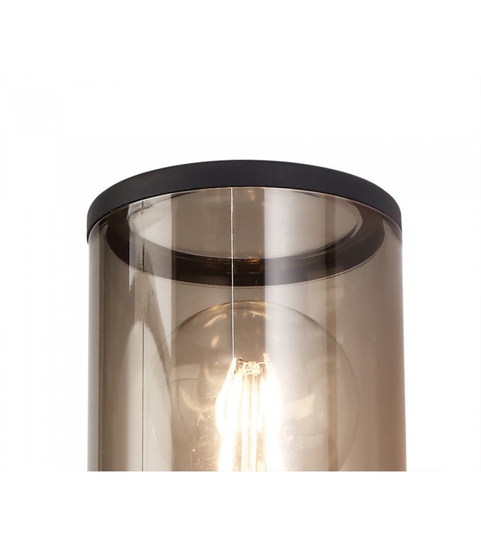 Wall Lamp 2 x E27, IP54, Anthracite, Smoked - 6
