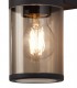 Wall Lamp 2 x E27, IP54, Anthracite, Smoked - 9