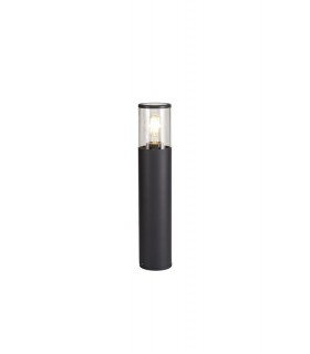 45cm Bollard Post Lamp 1 x E27, IP54, Anthracite, Clear - 1
