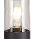 45cm Bollard Post Lamp 1 x E27, IP54, Anthracite, Clear - 5