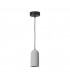1 Light Ceiling Pendant Cement Grey, E27 - 1