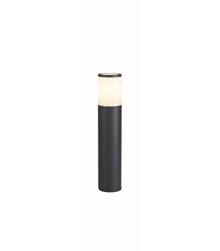 45cm Bollard Post Lamp 1 x E27, IP54, Anthracite, Smoked - 4