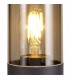 45cm Bollard Post Lamp 1 x E27, IP54, Anthracite, Smoked - 7