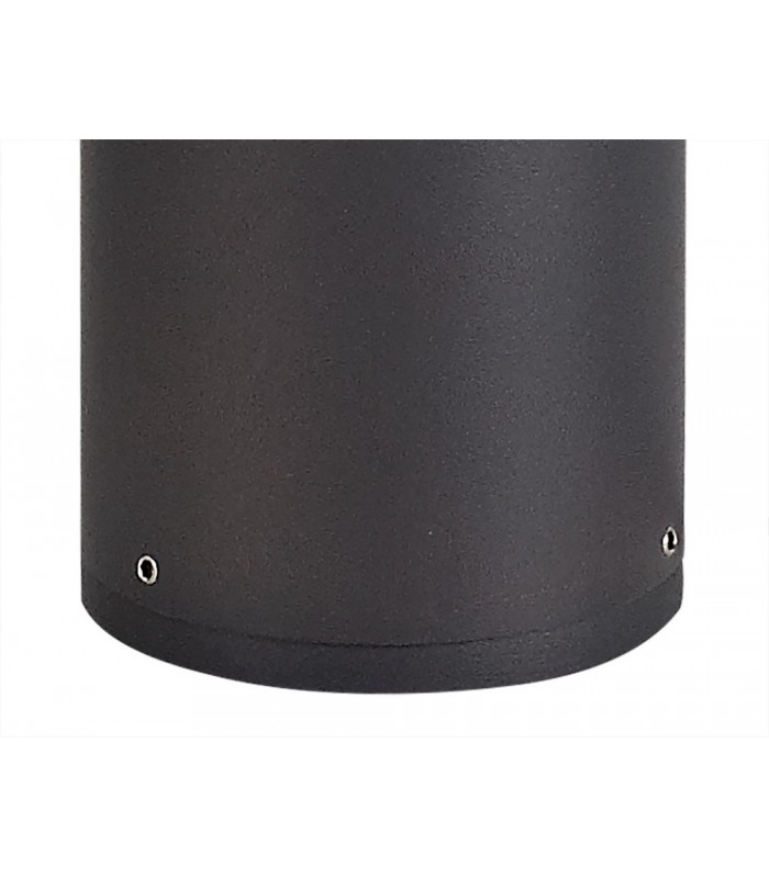 65cm Bollard Post Lamp 1 x E27, IP54, Anthracite, Clear - 7