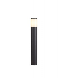 65cm Bollard Post Lamp 1 x E27, IP54, Anthracite, Opal - 1