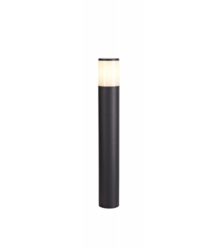 65cm Bollard Post Lamp 1 x E27, IP54, Anthracite, Smoked - 4