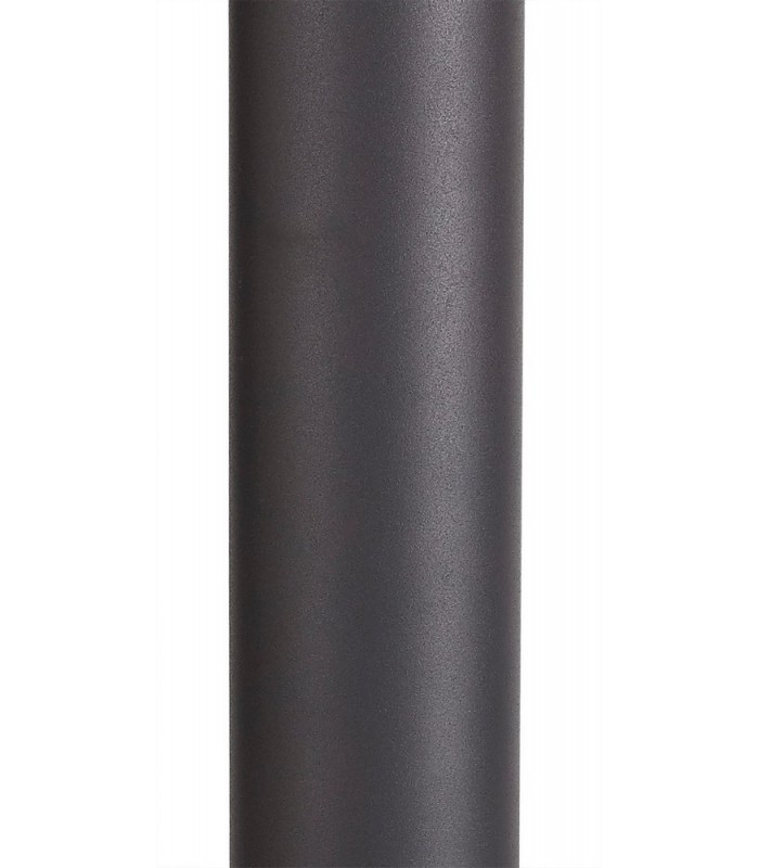 65cm Bollard Post Lamp 1 x E27, IP54, Anthracite, Smoked - 8