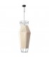 1 Light Wall / Ceiling Pendant Black, Beige, E27 - 1
