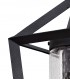 Down Wall Lamp, 1 x E27, IP54, Anthracite, Clear Rain Drop Effect Glass - 5