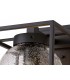 Down Wall Lamp, 1 x E27, IP54, Anthracite, Clear Seeded Glass - 8