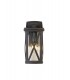 Down Criss Cross Wall Lamp, 1 x E27, IP54, Anthracite, Clear Glass - 4