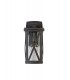 Down Criss Cross Wall Lamp, 1 x E27, IP54, Anthracite, Clear Glass - 5