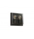 Flush Wall Lamp, 2 x E27, IP65, Anthracite, Clear PC - 3