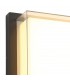 Flush Wall Lamp, 1 x 16W LED, 3000K, 1135lm, IP65, Anthracite, Opal, Clear PC - 4