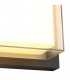 Flush Wall Lamp, 1 x 16W LED, 3000K, 1135lm, IP65, Anthracite, Opal, Clear PC - 7
