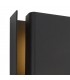 Flush Wall Lamp, 2 x 6W LED, 3000K, 535lm, IP54, Anthracite - 4