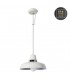 1 Light Wall / Dome Ceiling Pendant Chrome, White, E27 - 1