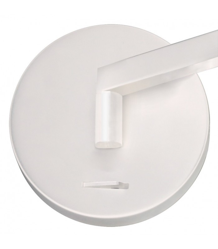 Adjustable Wall Lamp ,  Reader, 1 x 8W LED, 3000K, Sand White - 4