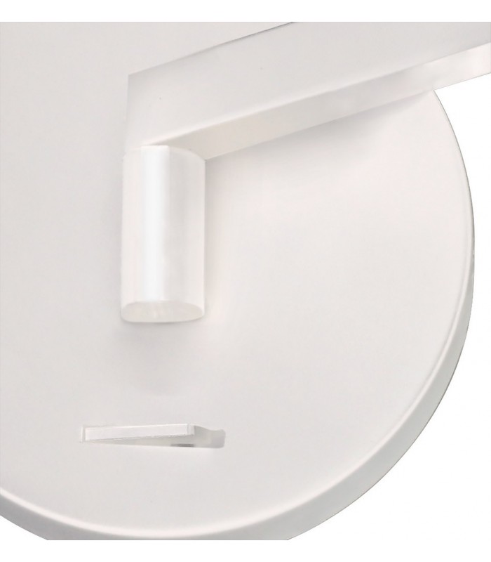 Adjustable Wall Lamp ,  Reader, 1 x 8W LED, 3000K, Sand White - 5