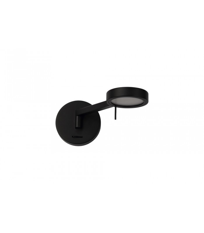 Adjustable Wall Lamp ,  Reader, 1 x 8W LED, 3000K, Sand Black - 3