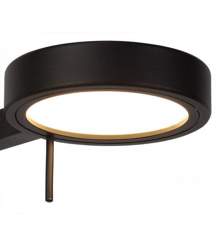 Adjustable Wall Lamp ,  Reader, 1 x 8W LED, 3000K, Sand Black - 6