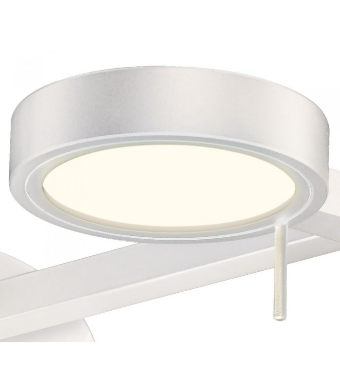Adjustable Swing Arm Wall Lamp ,  Reader, 1 x 8W LED, 3000K, Sand White - 5