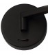 Adjustable Swing Arm Wall Lamp ,  Reader, 1 x 8W LED, 3000K, Sand Black - 6