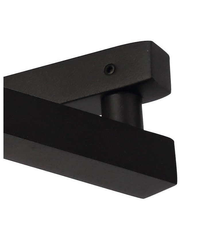 Adjustable Swing Arm Wall Lamp ,  Reader, 1 x 8W LED, 3000K, Sand Black - 8