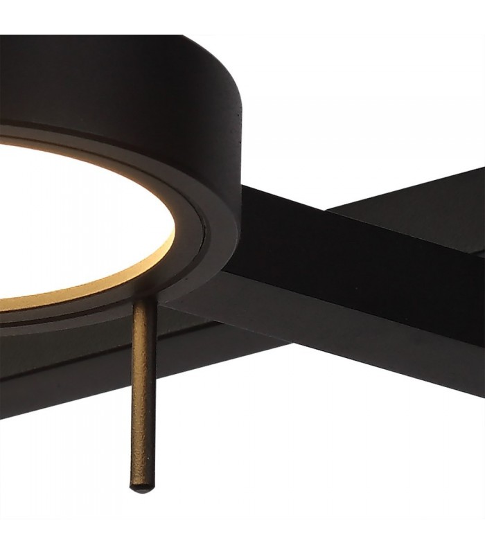 Adjustable Swing Arm Wall Lamp ,  Reader, 1 x 8W LED, 3000K, Sand Black - 9