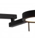 Adjustable Swing Arm Wall Lamp ,  Reader, 1 x 8W LED, 3000K, Sand Black - 10