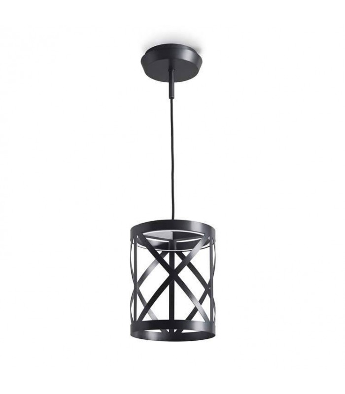 LED Wall / Ceiling Pendant Light Black - 1