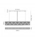 138x9cm Rectangular Ceiling Pendant Chandelier, 7 Light E14, Polished Chrome, Crystal - 2