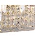 29x13cm Rectangular Small Wall Lamp, 2 Light E14, Polished Chrome, Crystal - 8