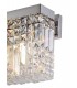 50x24cm Rectangular Large Wall Lamp, 3 Light E14, Polished Chrome, Crystal - 6