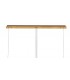 138x9cm Rectangular Ceiling Pendant Chandelier, 7 Light E14, Gold, Crystal - 6