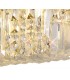 29x13cm Rectangular Small Wall Lamp, 2 Light E14, Gold, Crystal - 8
