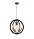 Ceiling Pendant, 1 x E27, Black, Satin Gold - 4